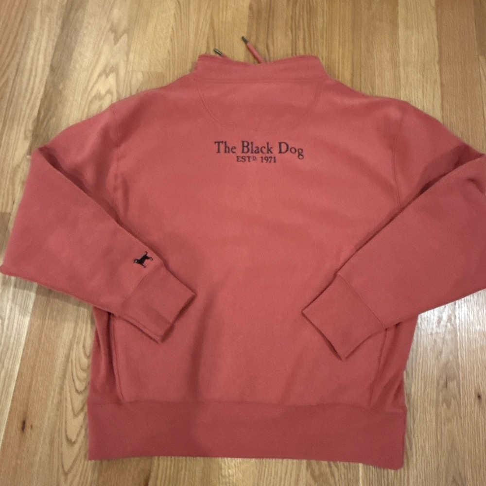 The Black Dog Legacy Collection Crewneck Sweatshirt Sz M Salmon Pullover Heavy - Picture 4 of 8